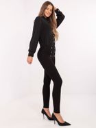 Legginsy damskie, czarne, Jean Louis Francoise