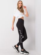 Legginsy damskie, czarne, Rue Paris