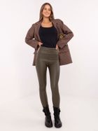 Legginsy damskie, khaki, Factory Price