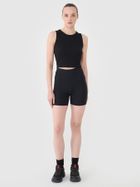 Legginsy damskie, kolarki, czarne, 4F