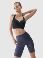 Legginsy damskie, kolarki, szare, 4F