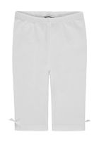 Legginsy dziewczęce, białe, Kanz