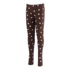 Legginsy dziewczęce, brązowe, Tup Tup