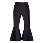 Legginsy dziewczęce, dzwony, czarne, Pinokio