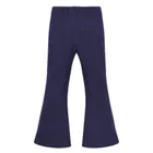 Legginsy dziewczęce, flare, granatowe, Pinokio