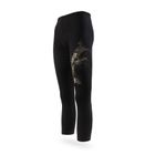 Legginsy dziewczęce, ocieplane, czarne, kot, Tup Tup