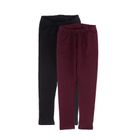 Legginsy dziewczęce, ocieplane, mix, zestaw, 2 szt.,Tup Tup