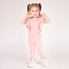 Legginsy dziewczęce, różowe, Nicol