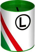 Legia Warszawa, skarbonka metalowa