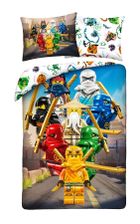 Lego, 2-częściowy komplet pościeli, bawełna, 140-200 cm
