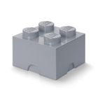 LEGO, Brick 4, pojemnik klocek, szary jasny