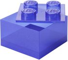 LEGO, Brick 4, pojemnik klocek, transparentny fiolet