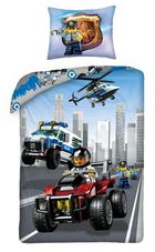 LEGO City, 2-częściowy komplet pościeli, 140-200 cm