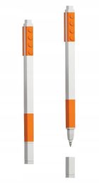 LEGO, długopis żelowy, pomarańczowy