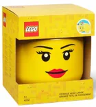 LEGO, duża głowa, pojemnik do przechowywania, girl, rozmiar L, 8,5l