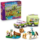 LEGO Friends, Przyczepa z koniem i źrebaczkiem, 42695