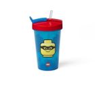 LEGO, kubek ze słomką, classic, 500 ml