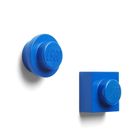 LEGO, magnesy na lodówkę, niebieskie, 2 szt.