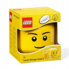 LEGO, mała głowa, chłopiec, pojemnik do przechowywania, rozmiar S, 2l