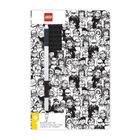 LEGO, Minifigures, notatnik z płytką i długopisem