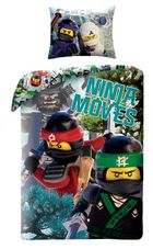 LEGO NINJAGO, Movie LEGO, 2-częściowy komplet pościeli, 140-200 cm