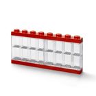 LEGO, witrynka na 16 minifigurek, czerwona