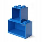 LEGO, zestaw półek, niebieskie, 2 szt.