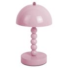 Leitmotiv, Bubbles, lampka stołowa, różowa, 16 cm