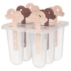 Leknes, foremki do domowych lodów na patyku, 6 szt.