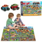 Lena, mata podłogowa z ulicami i resorakami, 120-80 cm