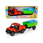 Lena, Truckies, Pickup terenowy, pojazd z przyczepką i łódką