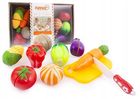 Lena, zestaw do krojenia owoców i warzyw na rzep, 10 elementów
