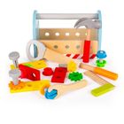 Lena, zestaw majsterkowicza, drewniana skrzynka z narzędziami, 26 elementów