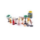 Lena, zwierzęta wiejskie, zestaw figurek z akcesoriami, 19 elementów