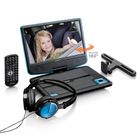 Lenco, przenośny odtwarzacz DVD z uchwytem, 9"