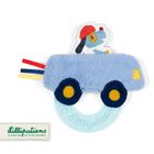 Lilliputiens, Piesek Jules w autku, gryzak sensoryczny, 3m+