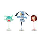 Lilliputiens, Piesek Jules, zestaw 3 zabawek do kąpieli z przyssawkami, 3m+