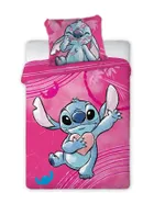 Lilo i Stitch 2-częściowy komplet pościeli bawełnianej, 100-135 cm