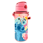 Lilo i Stitch, bidon aluminiowy z ustnikiem, różowy, 600 ml