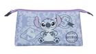 Lilo i Stitch, piórnik saszetka, niebieski