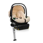 Lionelo, Astrid, fotelik samochodowy z bazą, i-Size, Beige Sand, 40-87 cm