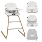 Lionelo, Dalia, krzesełko do karmienia, grey stone natural