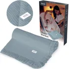 Lionelo, kocyk muślinowy, Stone Blue, 70-100 cm