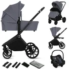 Lionelo, Mika Plus, wózek wielofunkcyjny, 3w1, Grey Stone