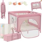 Lionelo, Mille Plus, kojec wielofunkcyjny, pink