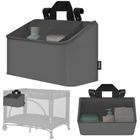 Lionelo, Sidepocket, organizer do łóżeczka, średni, grey