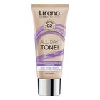 Lirene, All Day Tone!, podkład dopasowujący + serum, 02 Natural, 30 ml