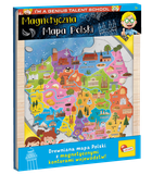 Lisciani, I'm a genius, magnetyczna mapa Polski