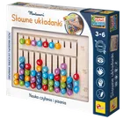 Lisciani, Montessori, Słowne układanki, tablica do nauki czytania i pisania