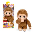 Little Live Pets, Minis, Moja Małpka Pepi Peach, maskotka interaktywna